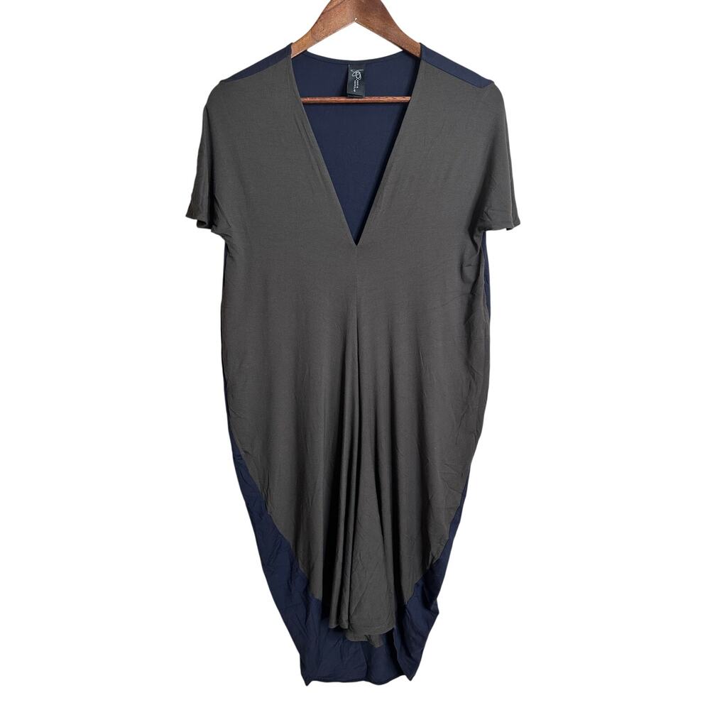 Zero + Maria Cornejo Draped Cocoon Dress Stretchy Flowy Womans Medium